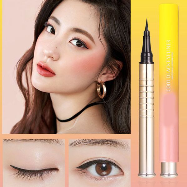 

push-out liquid eyeliner pen waterproof sweatproof long lasting no smudging eyeliner jiu55