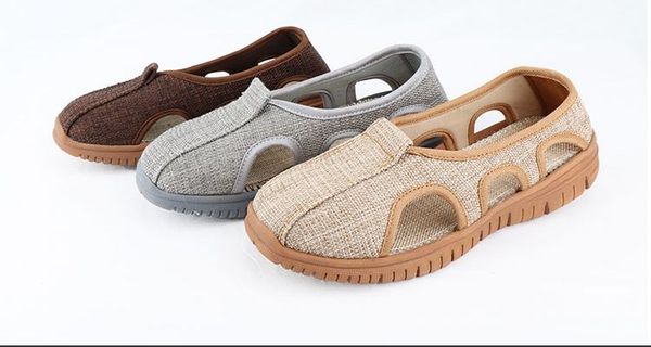 

summer linen shaolin monk shoes buddhist lohan arhat tai chi zen lay meditation sandals