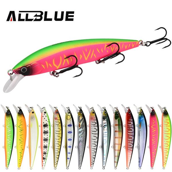 

allblue shanks 110sp wobbler suspend jerkbait fishing lure 110mm 15g plastic minnow bass pike artificial hard bait tackle