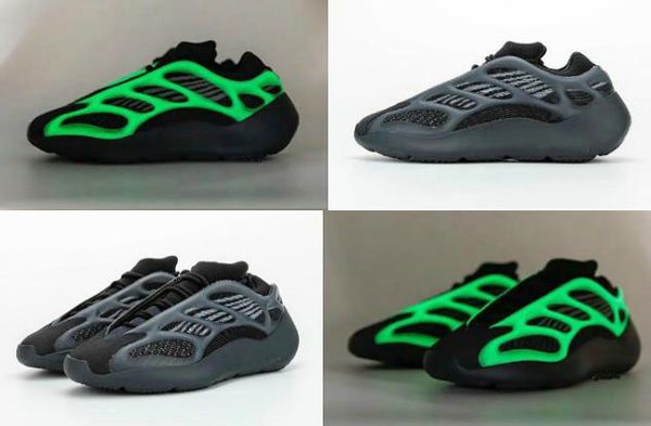 

with box azael 700 v3 designer shoes for sale glows in the dark kanye west men womens running shoes