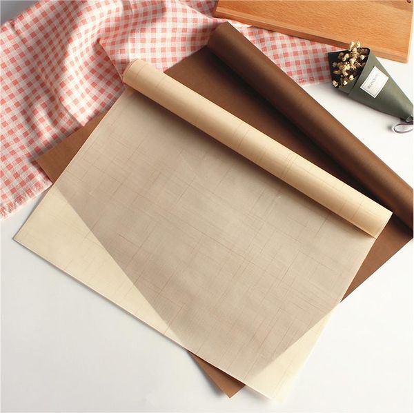 

reusable baking mat high temperature resistant sheet pastry baking oilpaper heat-resistant pad non-stick for outdoor