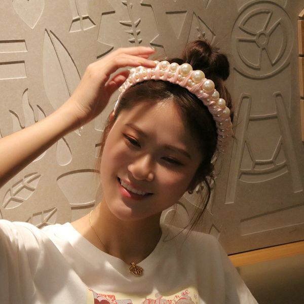 

style my hair with headbands pearl lady temperament hairband metal hair band alice band cerchietto aliceband yfwww, Black;brown