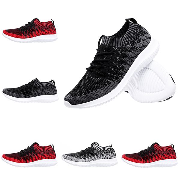 

Non Brand Designer women men running shoes Black Red Grey Primeknit Sock trainers sports sneakers Homemade brand Made in China size 39-44