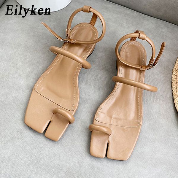

2020 new design square toe low heel sandals summer outdoor dress shoes ladies elegant sandals ankle strap ladies shoes, Black