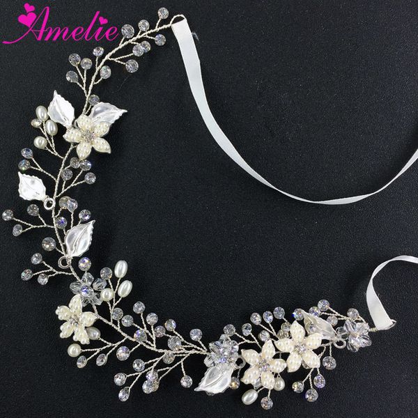 

ameliebridal promotion hair accessories beaded blossom bridal party hair jewellery hair vine wedding dress p prop halo, Golden;white