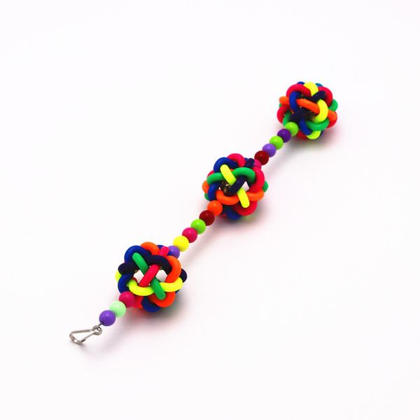 

parrot hamster colorful plastic ball gnawing bird 70g