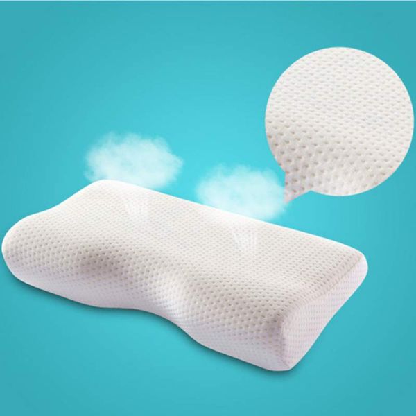 

cervical neck pillow ergonomic cervical core pillow slow rebound memory cotton memory for neck pain healthy comfort sleep
