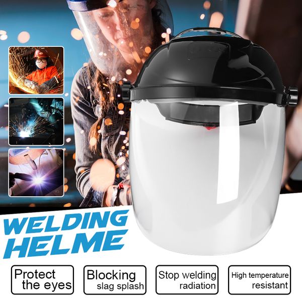 

новый прозрачный объектив анти-уф анти-сварочный шлем лицевой щиток паяльная маска face eye protect shield anti