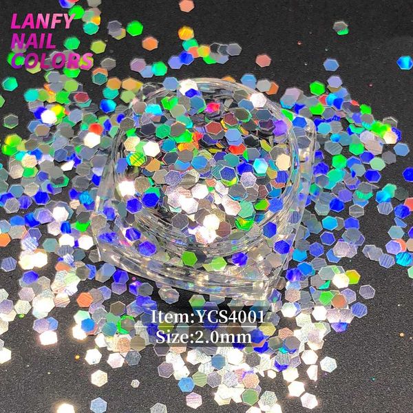 

ycs4001 laser holographic colors nails glitter nails art decoration face glitter body paint makeup festival handwork, Silver;gold