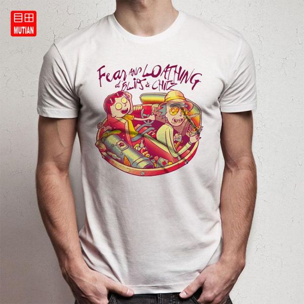 

fear and loathing at blips and chitz t shirt, White;black