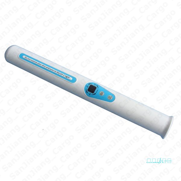 

portable led uv-c sanitizer hand wand health care product germs bacteria killer sterilization equipment with uv light lamp bulb e5411