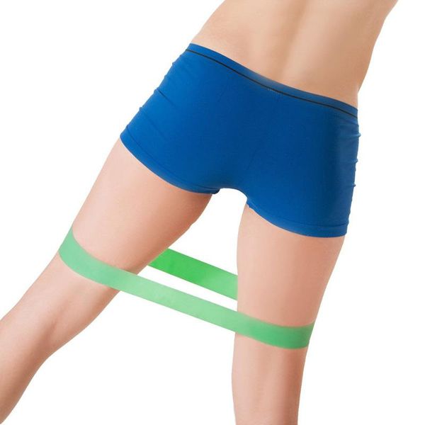 

600*50*0.9mm elastic tensile belt 4 rubber ring resistance bands workout with yoga fitness muscle fitness equipment expander