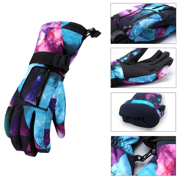 

winter warm snowboarding ski gloves men women kids snow mittens waterproof skiing snowmobile skiing gloves2