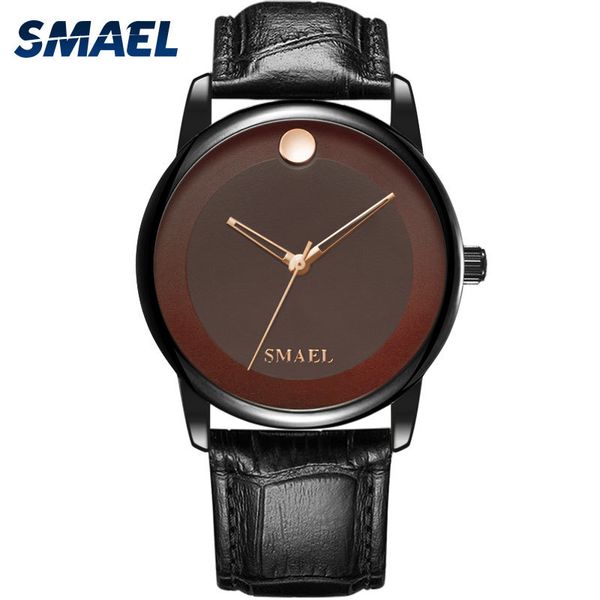 

quartz watches with date smael new men watches sport military bracelet watch quartz wristwatches waterproof1897clock men digital, Slivery;brown