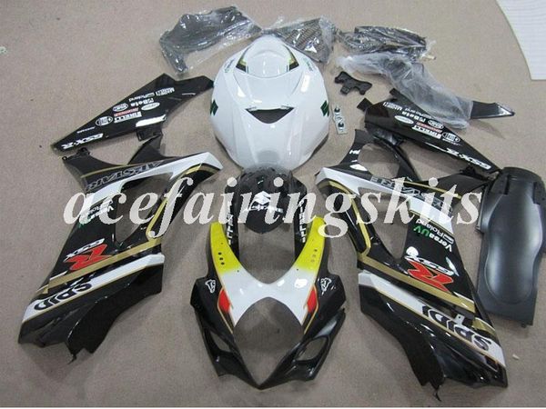 

4 бесплатные подарки новый мотоцикл abs полный обтекатель набор, пригодный для suzuki gsx-r1000 k7 2007 2008 07 08 кузовостроение набор черн