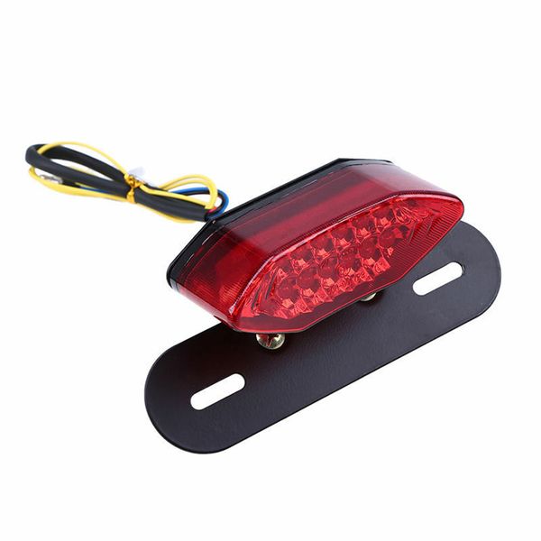 

20led motorcycle taillight turn signal brake license plate integrated light lamp