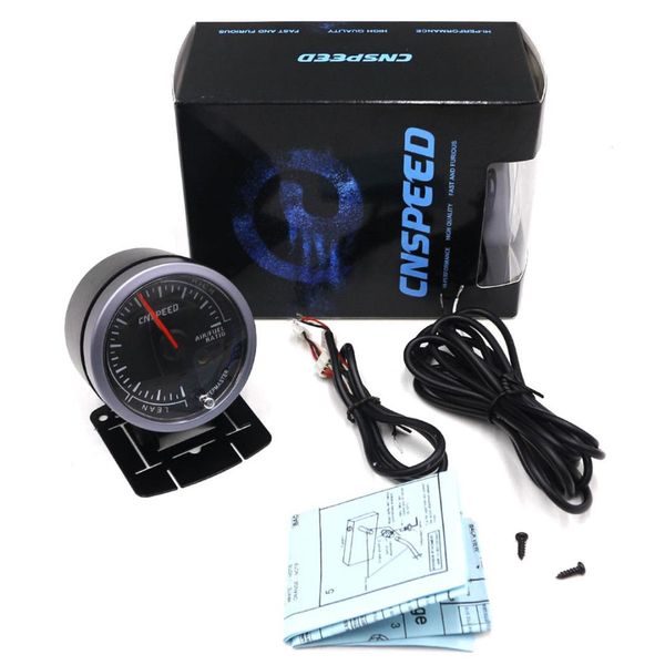 

air/fuel ratio gauge monitor meter dc12v 2.5" 60mm red led backlight car offroad