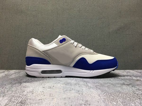 

1 og anniversary royal fashion sport sneakers white game royal neutral grey black athletic designer chaussures trainers with box