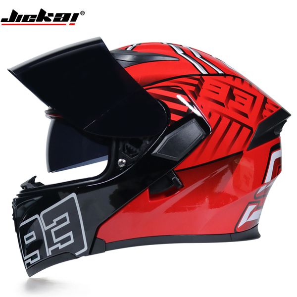 

new motorcycle helmet safety helmet racing motocross double lens dot approved