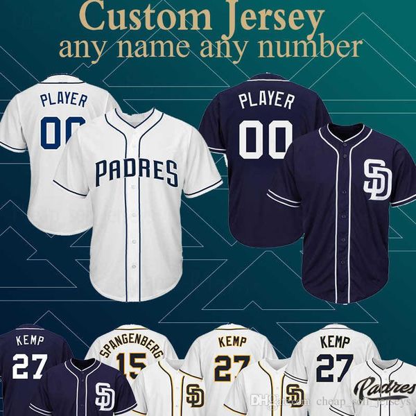 

Customized San Diego 33 Franchy Cordero Padres 41 Robbie Erlin 5 Greg Garcia 18 Austin Hedges 30 Eric Hosmer 3 Ian Kinsler Baseball Jerseys