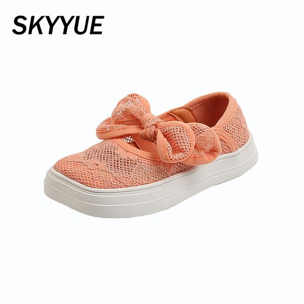 

new autumn kids casual sneakers baby girls bow sport sneakers children brand canvas shoes slip on fashion trainers 2020, Black;red