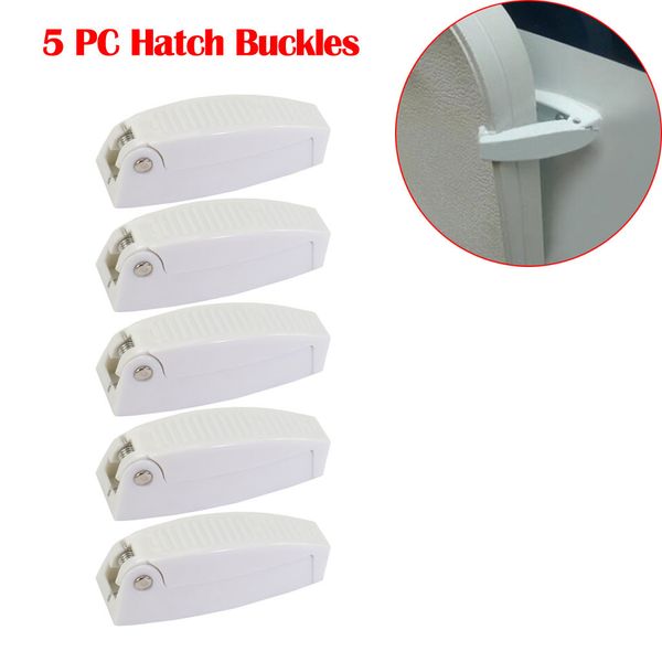

5pcs rv camper trailer baggage door clip compartment catches latch holder fixed clamp clips auto rv exterior accessories aug26
