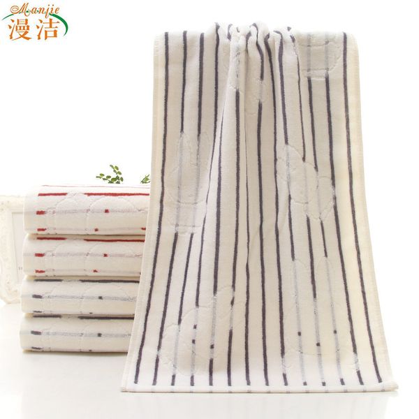 

home textile towels 100% cotton thick jacquard wash face hands hair towel 35*75cm