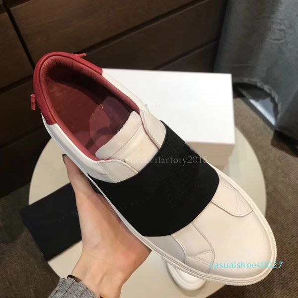 

2020 luxury designer men women sneaker casual shoes low italy brand stripes shoe walking sports trainers chaussures pour hommes c27, Black