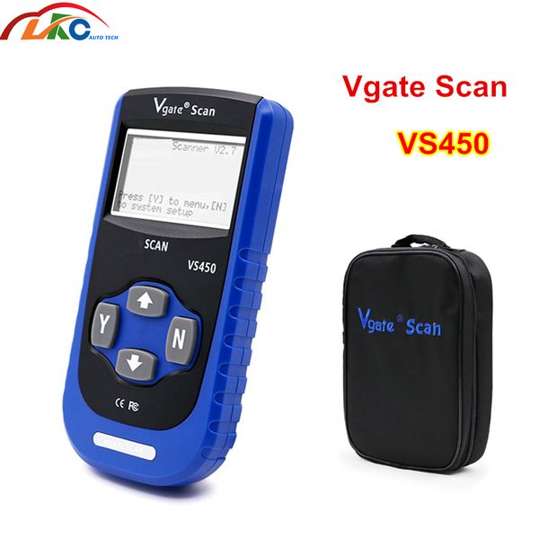 

vgate vs450 for code reader diagnostic scanner reset airbag abs vs450 for obd2 obdii code reader diagnostic scan tool