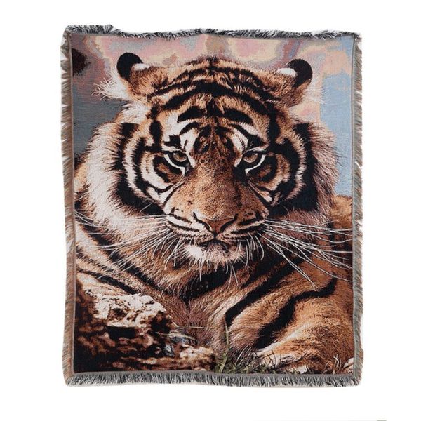 

tiger sofa cushion blanket office towel travel portable cover coffee table travel blanket tapestry bedspread throw decorative