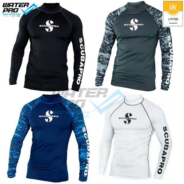 

scubapro rash guard long sleeve upf 50 - men