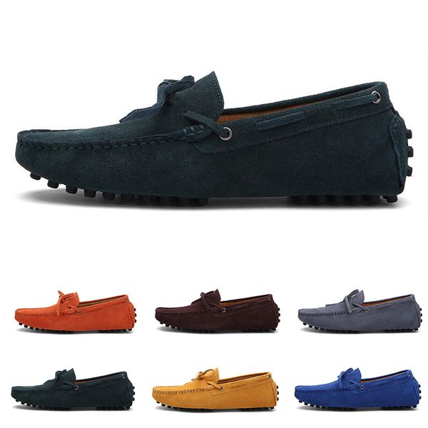 

2020 new men casual shoes espadrilles triple black navy brown wine red green khaki mens sneakers outdoor jogging walking color #10