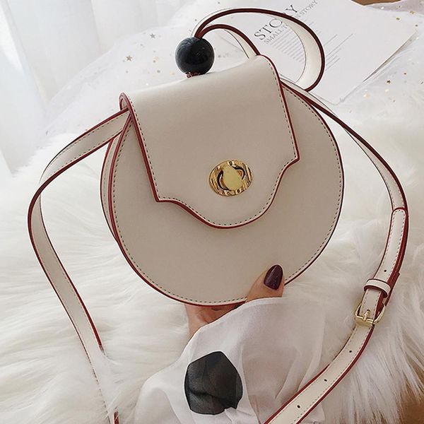 

fashion women's saddle bag pu leather patchwork color small shoulder bag luxury handbags messenger cute #20