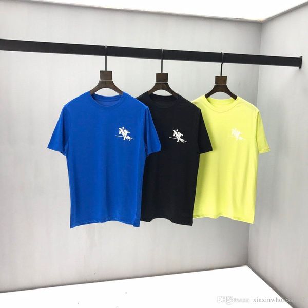 

ins 2020 early spring european french fashion clothing street flower half t-shirt high-end casual cotton breathable tee, White;black