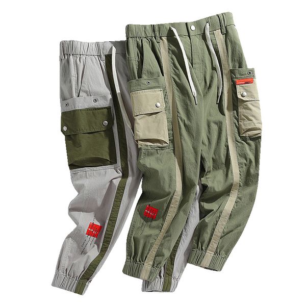 

2020 new spring men casual jogger pants sweatpants streetwear track pants cotton trousers lbz208, Black