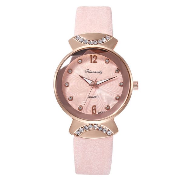 

2020 new women leather band analog quartz wristwatch luxury rhinestone star student ladies watch female clock, Slivery;brown