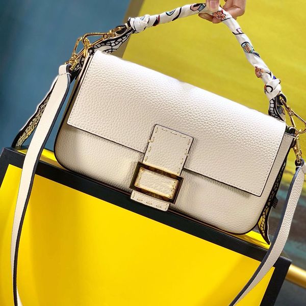 

2020 fashion brand luxury shoulder bag designer handbags designer bag double f fashion baguette bag leather bags ing