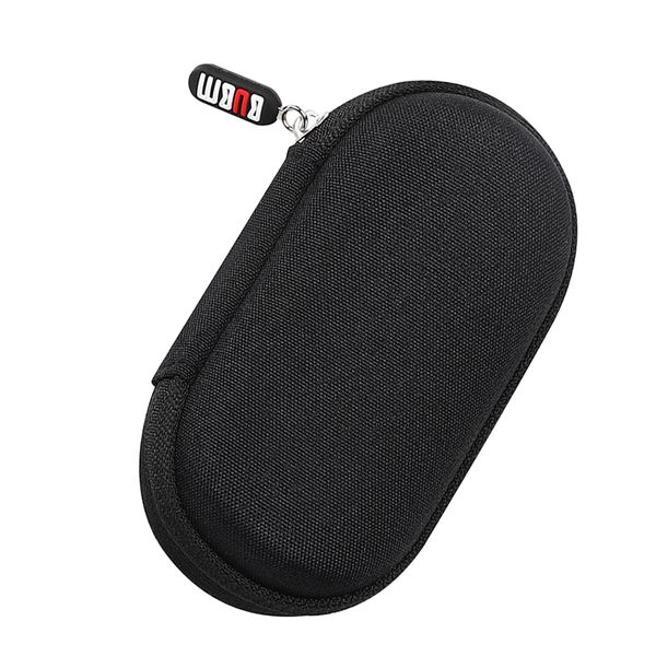 

oval shape travel carrying case bag organizer pouch for earphones earbuds