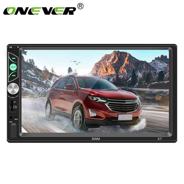 

onever car radio 7" multimedia mp5 player autoradio touch screen car stereo bluetooth usb tf fm reversing image for android