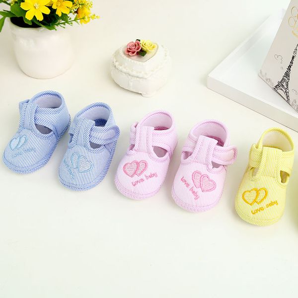 

first walker baby shoes newborn girl boy soft sole crib toddler shoes canvas sneaker bowknot anti-slip