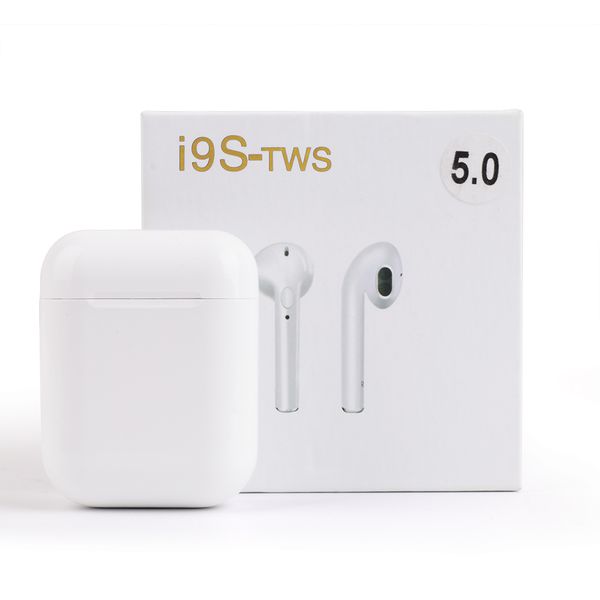 

i9s tws Беспроводные наушники Bluetooth Наушники Стерео Крючок для наушников Спортивные
