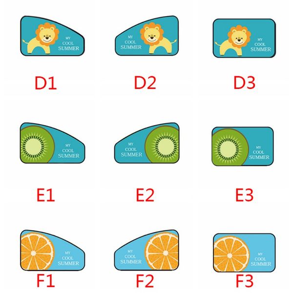 

1pc universal car sun children shade curtain suction cup cartoon proof side window sunshade cover