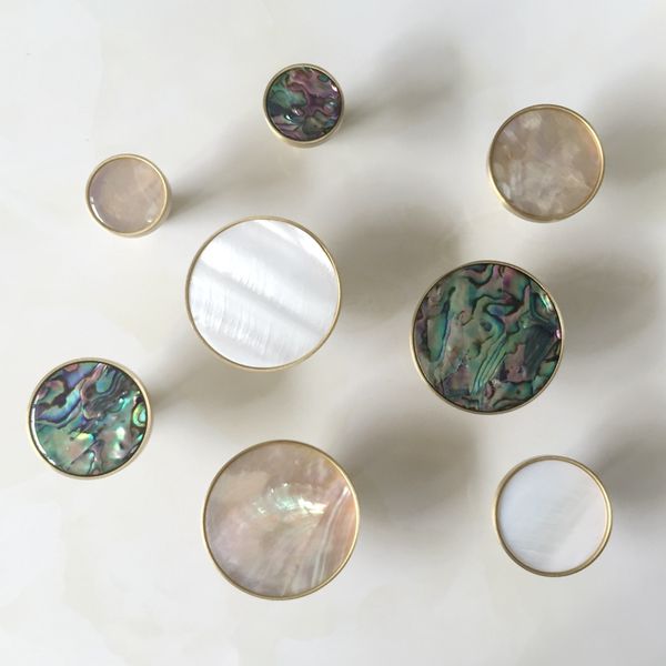 

round marble brass cabinet pulls/kitchen drawer cabinet handle furniture knobs hardware cupboard pull
