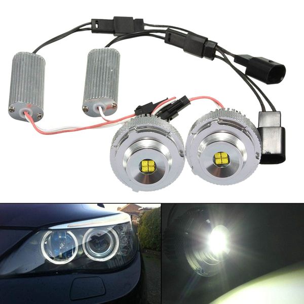 

2pcs car 20w led angel eyes halo light bulbs for e60 528i 535i lci