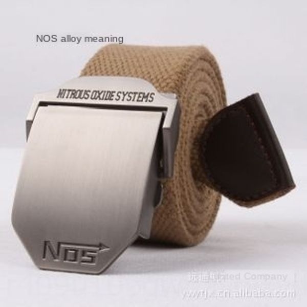 

c men's thickened canvas leisure outdoor woven belt canvas belt, Black;brown