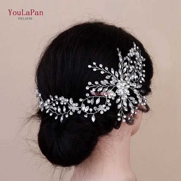 

youlapan hp242 wedding headwear headdresses for girlfriend fascinators for weddings for bridal hair accessories fashion woman, Golden;white