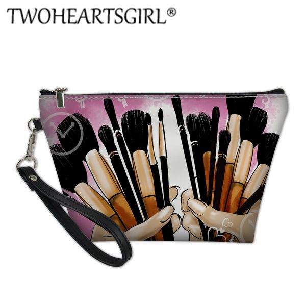 

twoheartsgirl cosmetic organizer bag lipstick lips printing women travel makeup bag portable handbag large cosmetic ladies