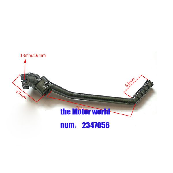 

13/16mm steel black kick starter lever for 140cc 150cc 160cc chinese pit dirt bike yx ycf sdg ssr crf70 crf50 motorcycle