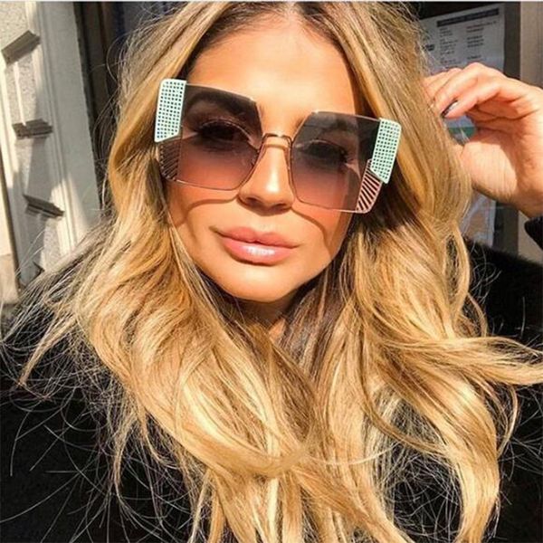 

gold black sunglasses square glasses 2018 high fashion designer brand oversized metal frame boutique eyewear, White;black