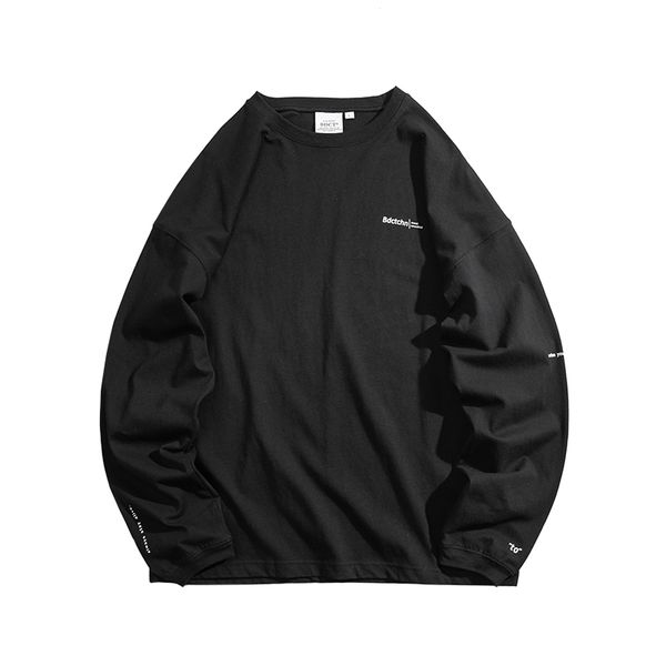 

men hooded hoodies streetwear hip hop mens sweatshirts solid men pullover streetwear clothing plain crewneck tokyo hoodie ee6wy, Black